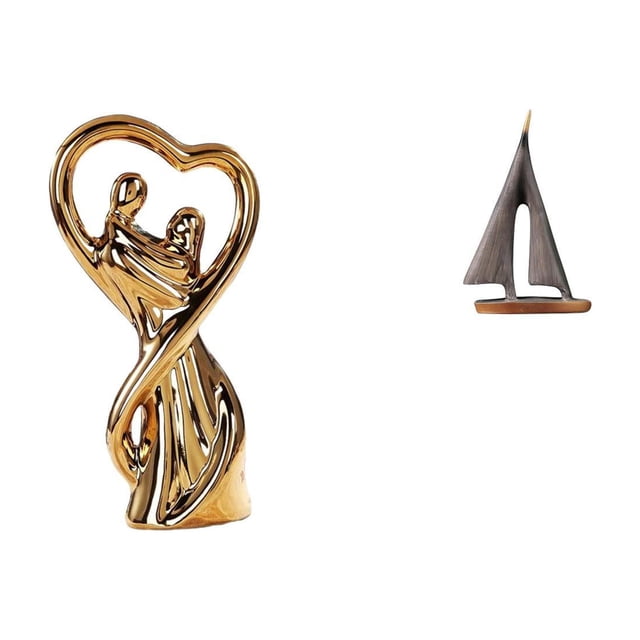 Figura decorativa de pareja de , ideal para aniversarios y decoración del hogar. Un regalo único para enamorados, familiares y amantes del a