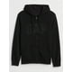 thumbnail image 4 of Sudadera con capucha y cierre con logo GAP para hombre en negro verdadero, 4 of 4
