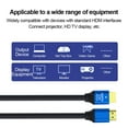 thumbnail image 5 of 1m/1.5m/3m/5m High Quality Projector Digital HD 2.0 Cable HDMI Cable Audio Video Cord 4K@60Hz 3M, 5 of 5