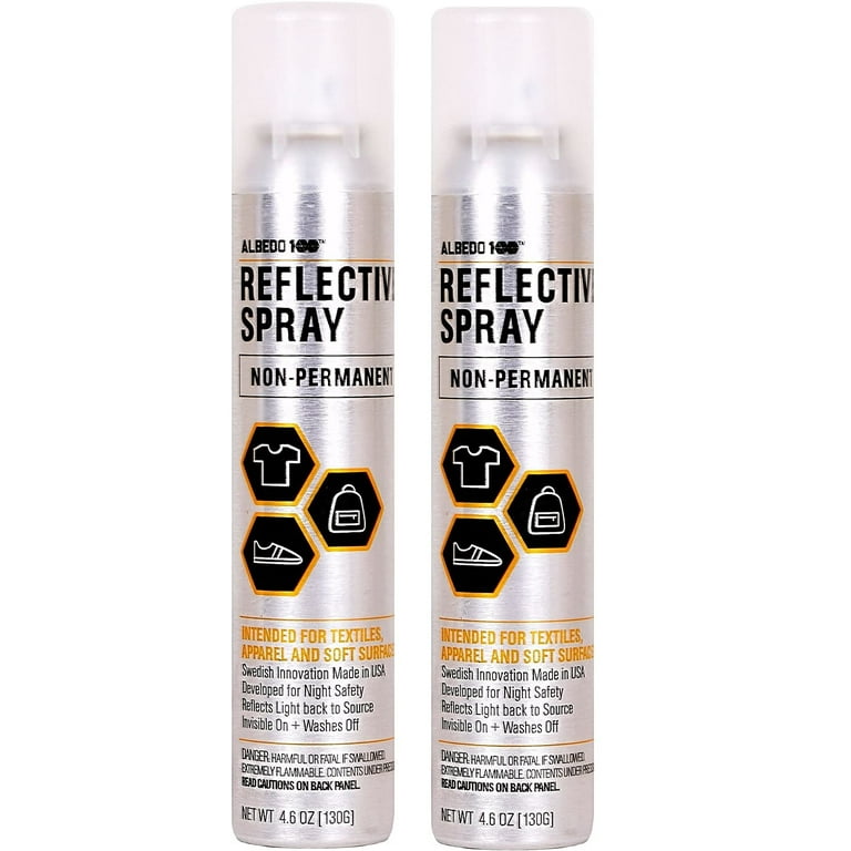 Spray Reflective INVISIBLE für BRIGHT Textilien und Bekleidung ALBEDO 100 Reflektierendes  Spray Prod