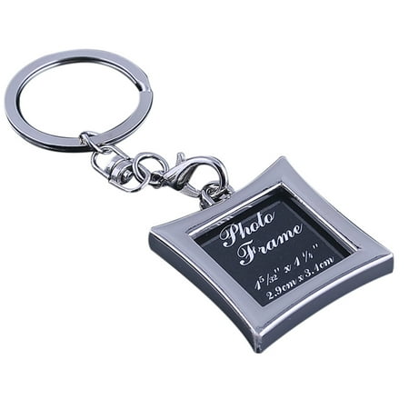 Picture Key - iLH Mallroom 1 pcs Fashion Mixed Custom Photo Frame Key Chain Keyrings Decoration DIY Gift
