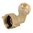 thumbnail image 1 of 45 Degree Water Hose Elbow, Easy To Install Leakproof RV Drinking Water Hose Adapter Improve Water Flow Efficiency with Filter for RV Travel Trailer, 1 of 7
