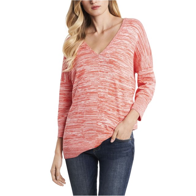 Suéter de dos tonos Vince Camuto para mujer naranja mediano