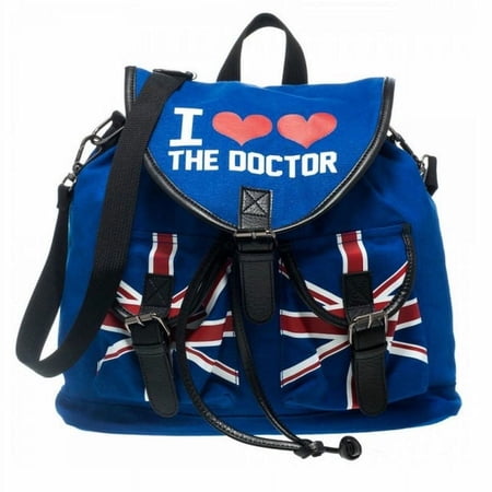 Doctor Who I Heart the Doctor Knapsack Doctor Who I Heart the Doctor Knapsack