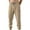 Z01-Khaki, variant on Momasggi Men's Cargo Pants Baggy Drawstring Elastic Waist Hiking Pants Casual Workout Tactical Joggers Pants with Pockets Khaki XL