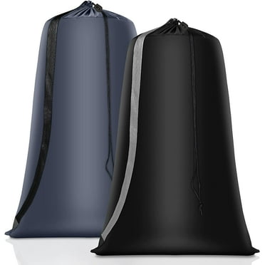 UPSKY Laundry Bags with Straps 2Pack Large 41"x28" Heavy Duty Drawstring Closure Dirty Clothes Organizer Bag