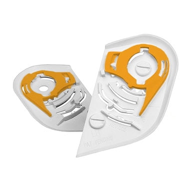 Plate Pivot - Icon Proshield Base Plate Pivot Kit Airframe/Alliance/Domain 2 White OEM