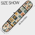 thumbnail image 3 of Yayeee Double Oven Mitt Kitchen Heat Resistant Baking 35" x7" Quilted Glove, Beige Playful Stamp, 3 of 6
