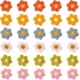 thumbnail image 1 of Flor Coser en parches Crochet Apliques florales Parches Diy Apliques Adornos para ropa Vestido Jeans Chaquetas Sombrero Zapatos Bolsas - 6 colores 30 piezas, 1 of 5