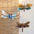 thumbnail image 3 of Eangee Dragonfly Wall Decor Multi Color Brown, 3 of 5