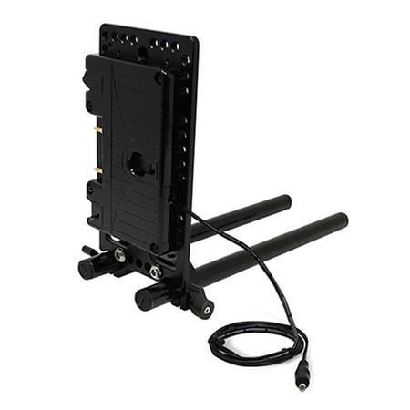 UPC: 0184323005390 | 15mm Rail Mount Cheese Plate with 3-Stud Battery Plate and 18  Regulated 8V Cable for Canon C100/C100MK2