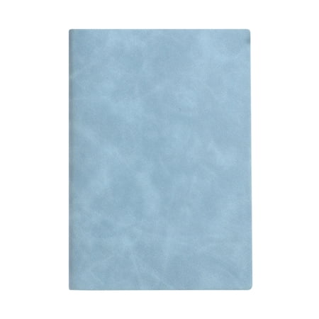 1 Pcs A5 PU Leather Journals Hardcover Notebook Soft PU Leather Cover Ruled Writing Notebook Lined Journal Notebook for Office Home Business Writing 100 Sheets 200 Pages 5.7x8.27 inch(Blue3)