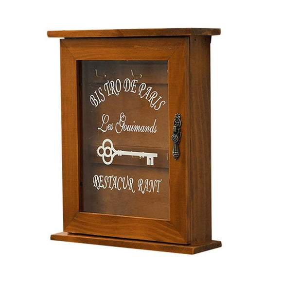 1Pc Indoor Storage Box Keys Holder Box Wall-mounted Box Vintage Storage Case