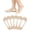6 Pairs(6 Nude), variant on 4-6 Pairs No Show Socks Womens Ultra Low Cut Non-Slip Liner Socks for Flats Boat