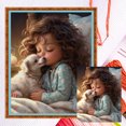 thumbnail image 1 of Hilo Algodón Ecológico Bordado Punto Cruz Niña Contada 11CT 40x50cm, 1 of 9