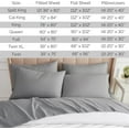thumbnail image 4 of Neutral Solid Color Brushed Microfiber Deep Pocket Sheet Set, 4 of 9