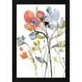 thumbnail image 2 of Jennifer Goldberger 11x14 Black Modern Wood Framed Wall Art Titled - Flower Overlay I, 2 of 6