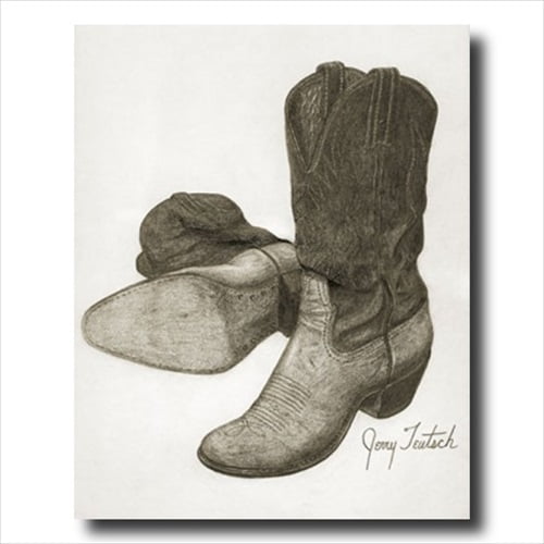old cowboy boots