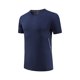 thumbnail image 5 of Tops para hombre, blusas y camisas de cuello redondo y manga corta para hombre, blusas deportivas elásticas transpirables de color sólido, casuales, de manga corta y cuello redondo para hombre., 5 of 5