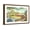 Brown Frame, variant on Art.com Paint by Numbers, Farm Scene Number One Art Print, 18" x 12"