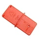 thumbnail image 3 of Fiudx Localizador de Guía de Bisagras, Herramienta de Posicionamiento para Taladrar y Trabajar La Madera, Material Pp Duradero, Color Naranja, Instalación En Puertas de Gabinete, Fácil de Usar, Tamañ, 3 of 7