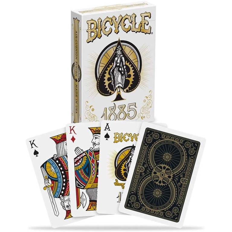 Bicycle 1885 Anniversary Playing Cards packaging may vary , White