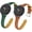 Brown,Green, variant on Colorful Leather Bands Compatible with Google Pixel Watch 3 41mm/Pixel Watch 2/Pixel Watch Bands Narrow Luxury Sport Strap Replacement Women Men Watch Band Accessories for Google Pixel Watch 3/2/Pixel