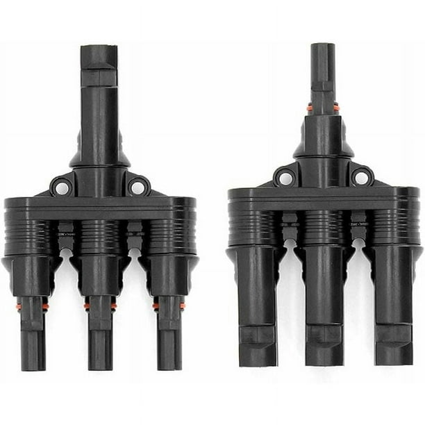 Conectores para paneles solares de alta resistencia, material PPO para conector en T, resistencia al agua IP67, retardante de llama, instalación sencilla y eficiente, resistente a la corrosión,