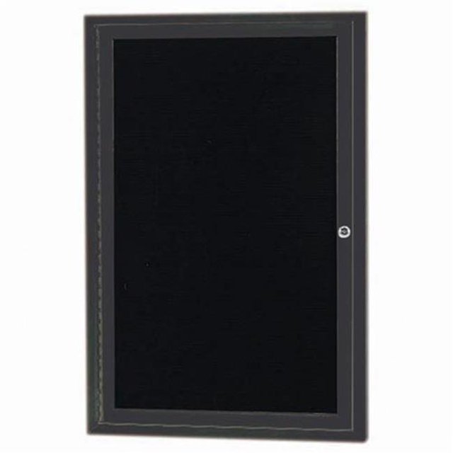 Aarco Products OADC3624BA Armoire de Répertoire Fermée Extérieure 1 Porte - Bronze Anodisée
