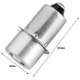 thumbnail image 2 of 2X 1W P13.5S LED Flashlight Bulb, 100-110LM 2700-7000K Replacement Bulb Torch Lamp Emergency Work Light(3V), 2 of 4