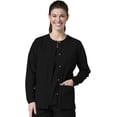 thumbnail image 1 of Red Panda Womens Warm Up Solid Scrub Jacket, 1 of 1