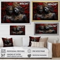 thumbnail image 4 of Designart "Regal Ruby In Hinduism'S Ramayana" Hinduism Floater Framed Canvas Prints, 4 of 5