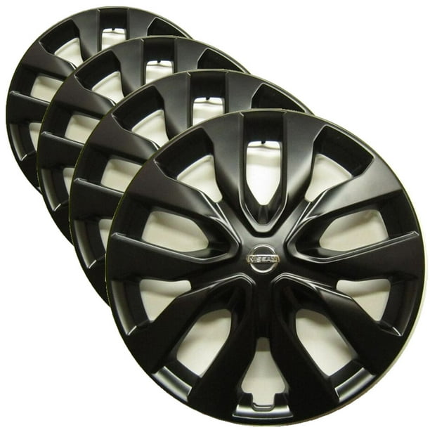 Black Hubcaps for Nissan Rogue 20142020, OEM Hubcaps with Custom Matte