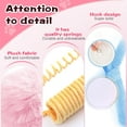 thumbnail image 2 of Hanging Fluffy Cat Catnip Ball Toys,2025 New Interactive Cat Toy for Indoor,Kitten Play Chase Exercise Toys,Long Tail Stretchable Soft Plush Teaser Ball with Bell (Mix Color), 2 of 7