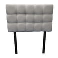 thumbnail image 2 of Cabecera EL BAZAR STORE Linq Gris Individual Ajuste de altura Moderna abotonada, 2 of 5