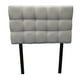 thumbnail image 2 of Cabecera EL BAZAR STORE Linq Gris Individual Ajuste de altura Moderna abotonada, 2 of 5