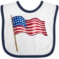 thumbnail image 3 of Inktastic American Flag Design Boys or Girls Baby Bib, 3 of 4