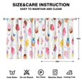 thumbnail image 2 of Ice Cream (4)_10 Curtains-blackout Curtains Bedroom Decor Living Room Darkening Grommet Window Drapes 2 Panels Set 52"x 63", 2 of 2