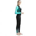 thumbnail image 2 of Traje de buceo Shuishang para mujer, traje de baño fino de secado rápido, traje de baño de una pieza impermeable con protección solar para surf, 2 of 6