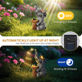 thumbnail image 4 of Solar Garden Decor Watering Elephant, Outdoor Statue Solar Light Decoration, Housewarming Gift, Birthday Gift for Women, Mom, Grandma, 4 of 8