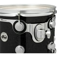 thumbnail image 4 of DW SSC Collector's Series 4-Piece FinishPly Shell Pack With 24" Bass Drum With Satin Chrome Hardware Black Ice, 4 of 7