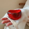 thumbnail image 6 of YIEMEEN Acrylic Wide Geometric Bangle Exaggerated Bangle Fashion Statement Accessories, 6 of 20