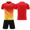 thumbnail image 2 of Custom Football Kit Set for Adult and Child, Name Number Team Logo DIY Family Match Personalized Jersey Shirt Shorts Set, Dad and Son Matching Outfits Red XXXXL, 2 of 6