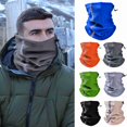 thumbnail image 6 of Riousery Adjustable Fleece Neck Gaiter Warmer Reflective Safety Face Cover Winter Outdoor Sport Scarf for Skiing Cycling Running 9.8 in / 25 cm Dark Grey, 6 of 7
