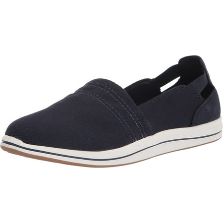 Clarks Breeze Step Loafer, Dark Navy Canvas, 11 Wide | Walmart Canada