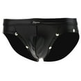 thumbnail image 3 of Ropa Interior Brillante para Hombre Calzoncillos Calzoncillos Calzoncillos Deportivos Calzoncillos Ropa Interior Wetlook Hombres Pantalones Cortos Negro BLESIY Ropa interior brillante de los hombres, 3 of 8