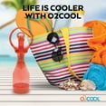 thumbnail image 6 of O2COOL 2" Battery Powered Deluxe Personal Misting Fan, Red, 6 of 6
