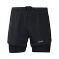 thumbnail image 3 of Lixada Men's 2-in-1 Running Shorts Quick Drying Breathable Training Exercise Jogging Cycling Shorts with Longer Liner, 3 of 7