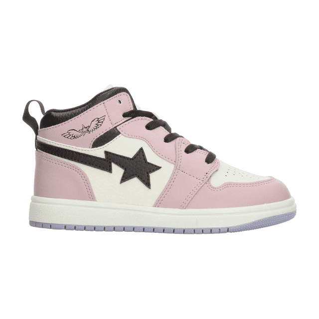 Tenis Vavito Niña Blanco Morado Casual Cintas Infantil T18-22 blanco 19