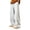 White%GC100, variant on SJLDQY Mens Baggy Sweatpants Wide Leg Casual Pants for Men Pleated Solid Color Elastic Waist Athletic Joggers With Pocket